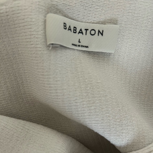 Babaton ribbed knit one shoulder crop top - Picture 4 of 4